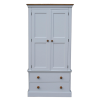 Wiltshire Bedroom Wardrobe Double with 2 Drawers - Soft Cotton
